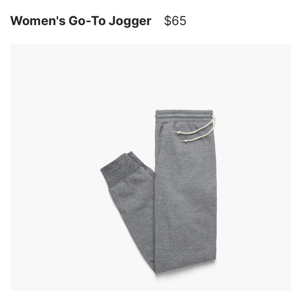 Homage womens xs grey jogger sweatpants. Perfect condition. Worn once.